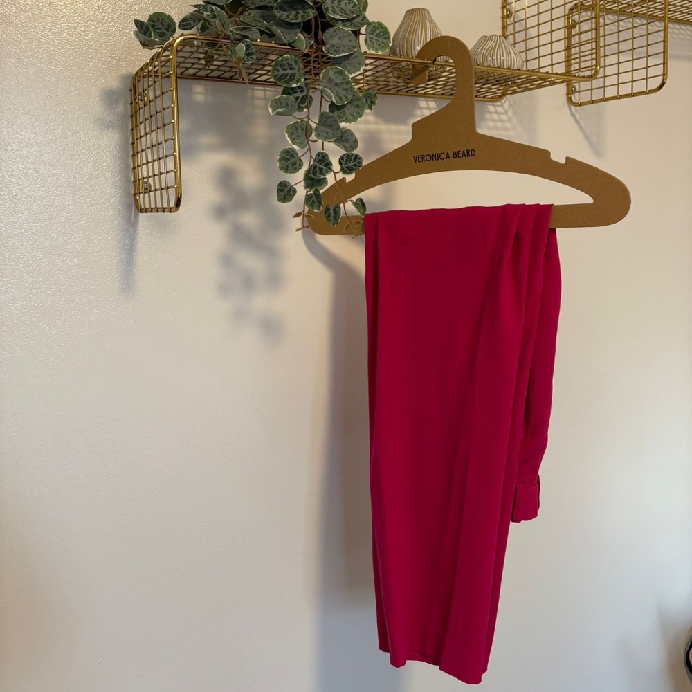Aritzia Babaton Conan Crepe Pants in Hot Pink - Size O